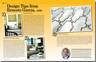 Ernesto Garcia: Design Tips on Windowsills, Flowers and Geometric Patterns